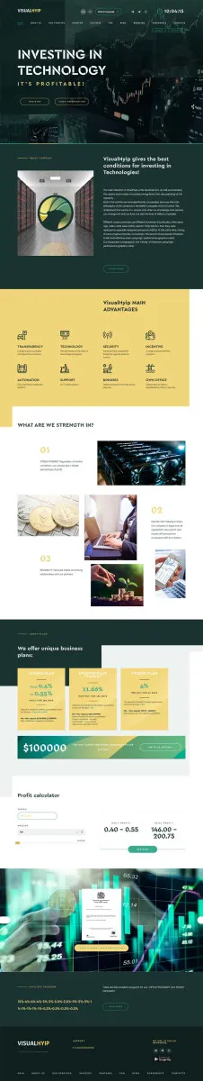 HYIP zvpt Investment Template 1525 Design