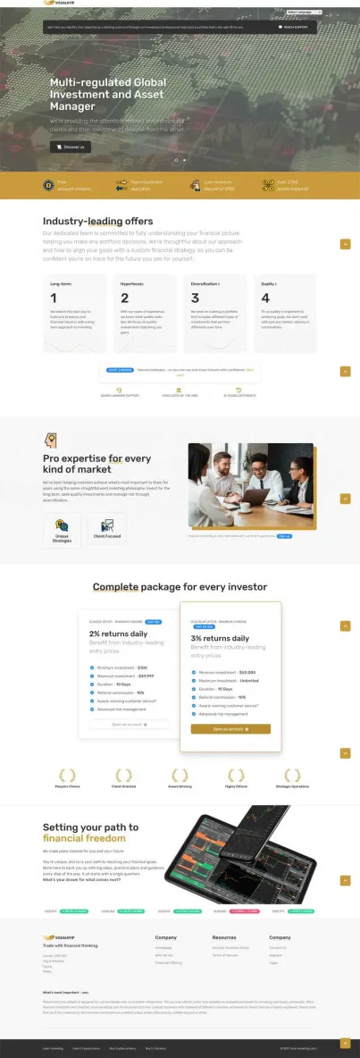 HYIP zvpt Investment Template 1527 Design