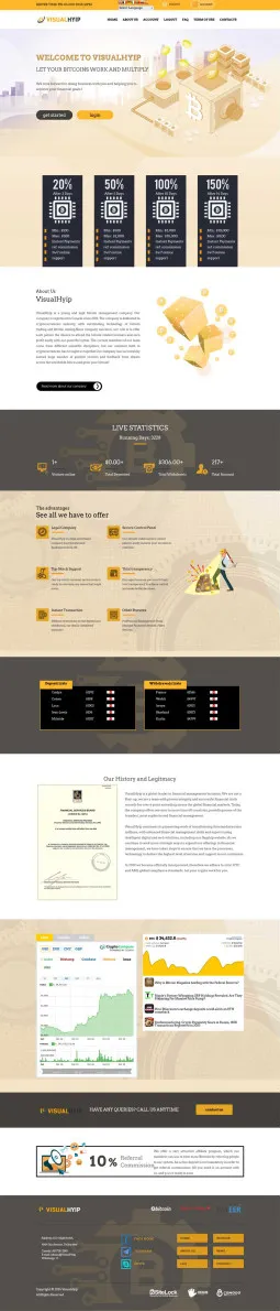 HYIP zvpt Investment Template 1536 Design