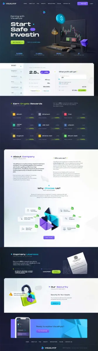 HYIP zvpt Investment Template 1543 Design