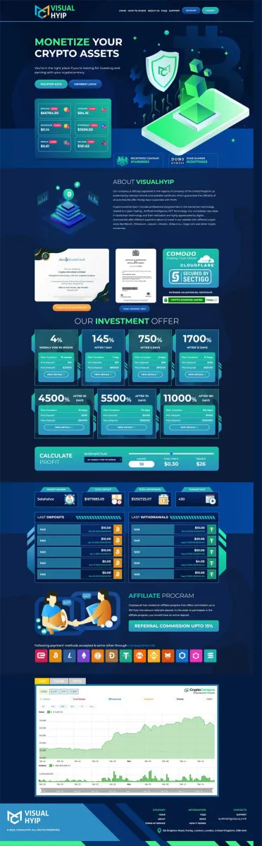 HYIP zvpt Investment Template 1546 Design