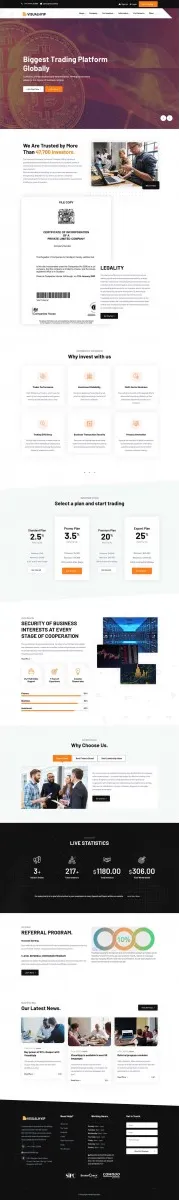 HYIP zvpt Investment Template 1547 Design