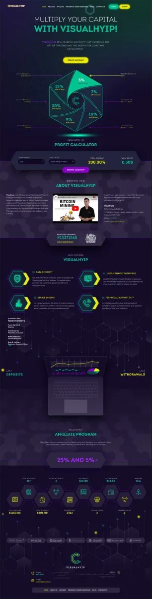 HYIP zvpt Investment Template 1551 Design
