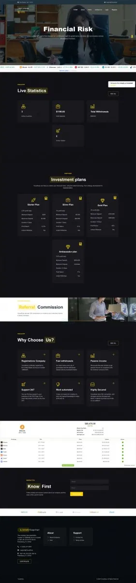 HYIP zvpt Investment Template 1556 Design