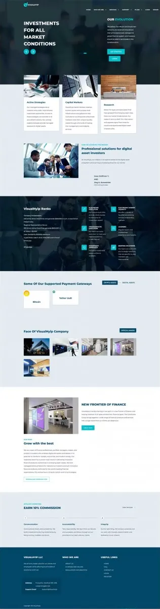 HYIP zvpt Investment Template 1562 Design