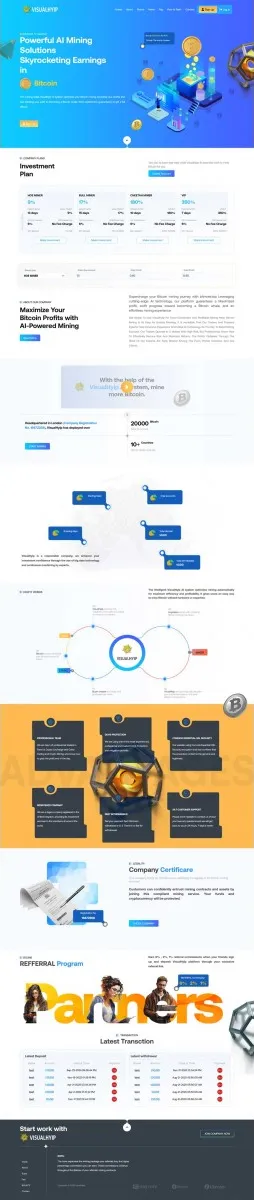 HYIP zvpt Investment Template 1563 Design