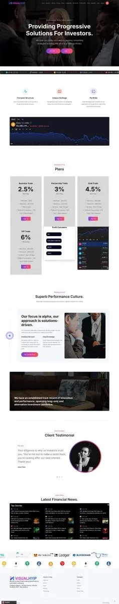 HYIP zvpt Investment Template 1569 Design